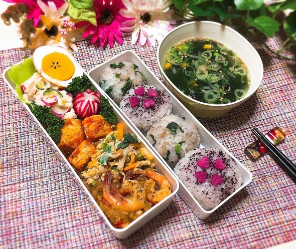 味玉で作る ✻濃厚ポテサラ✻ 弁当