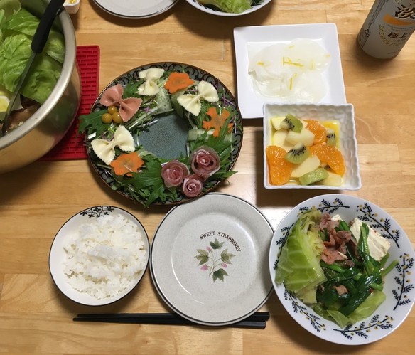 ホルモンだけどクリスマスっぽく^^