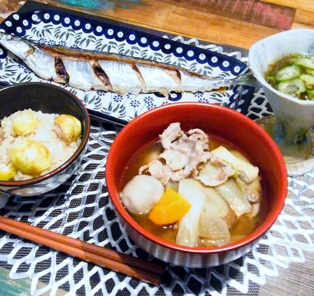 秋の味覚 旬の和食晩ごはん By ちゃんねるゆみ クックパッド みんながのせた献立