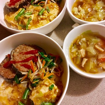 韓国風ピリ辛野菜スープ