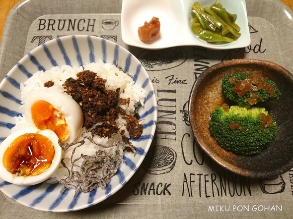 炊きたてご飯が主役の粗食ディナー