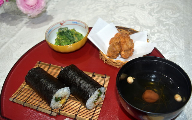 付け合わせ 恵方 巻き