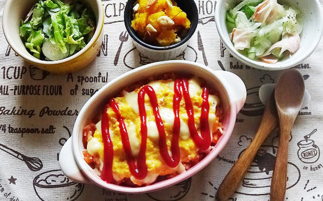 カレーオムライスの献立 クックパッド 簡単おいしいみんなのレシピが348万品