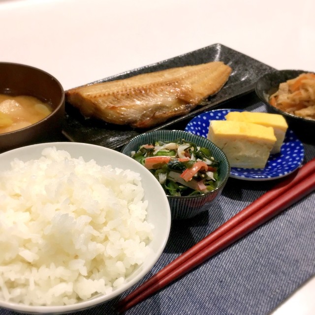 ほっけの塩焼きの献立 By ーhaluー クックパッド みんながのせた献立