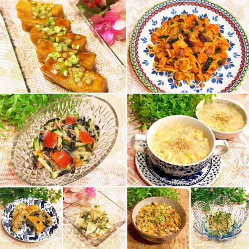 高野豆腐でしっとりふんわり揚げ出し豆腐♫