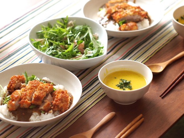 やさい便「倉敷きのこ園」のカレーランチ