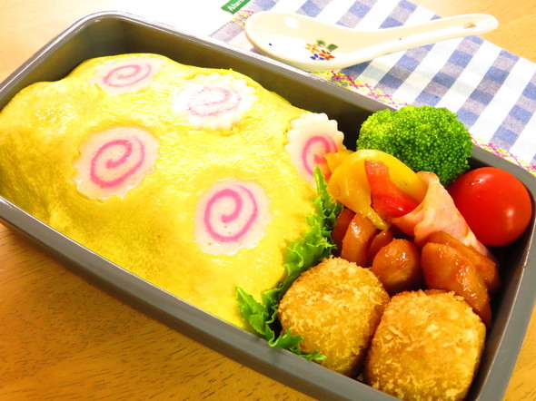 なるとオムライス弁当♪