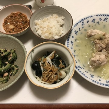 20190927 手羽元のスープ定食