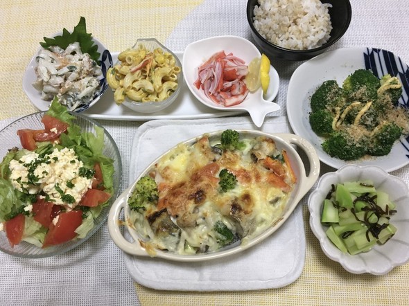 タラときのこのマヨグラタン☆10/16