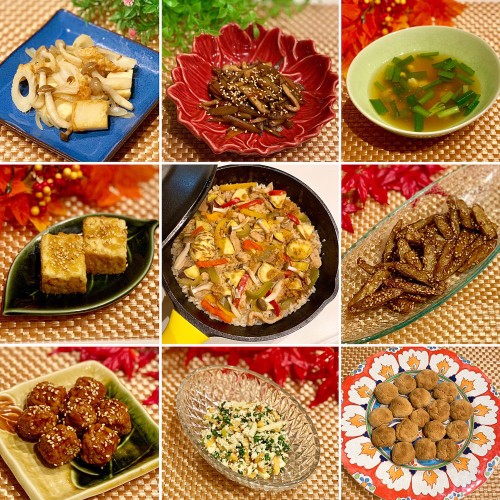 豚バラとさつまいもの炊き込みご飯で晩御飯