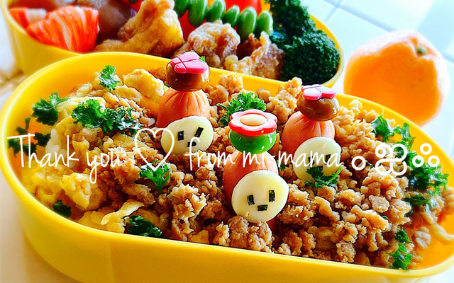 キャラ弁 のりなしの献立 クックパッド 簡単おいしいみんなのレシピが360万品