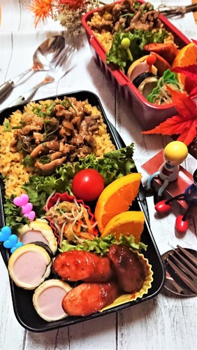 息子弁当(^^♪
