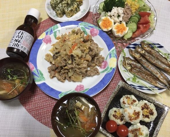 卵入り豚キムチ 11/28お夕飯