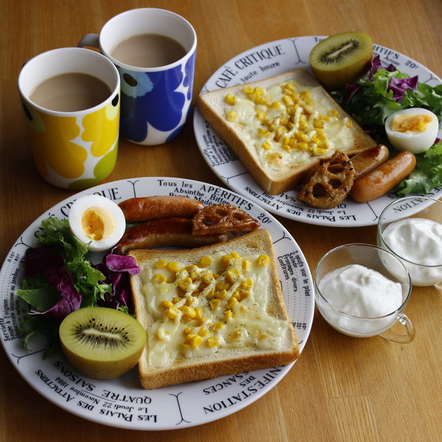 休日パン朝食 By ガメコ クックパッド みんながのせた献立
