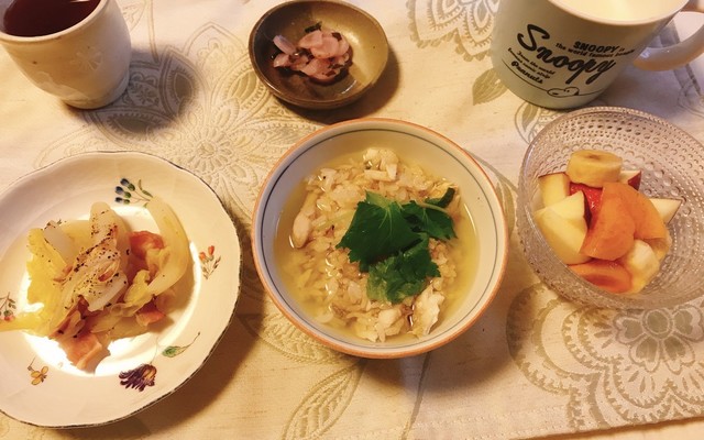 献立 朝 ごはん