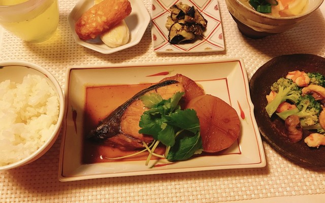 焼き ぶり の 献立 照り