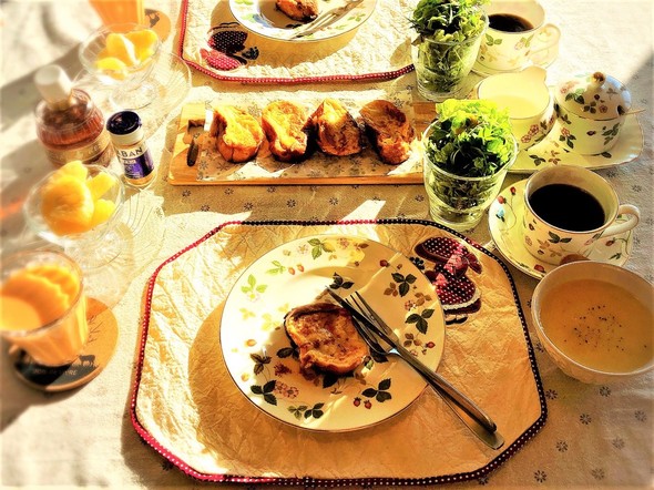 週末ブランチ*フレンチトースト