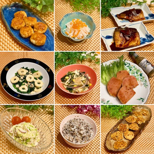 サバの味噌煮&鶏つくね&納豆ピカタ