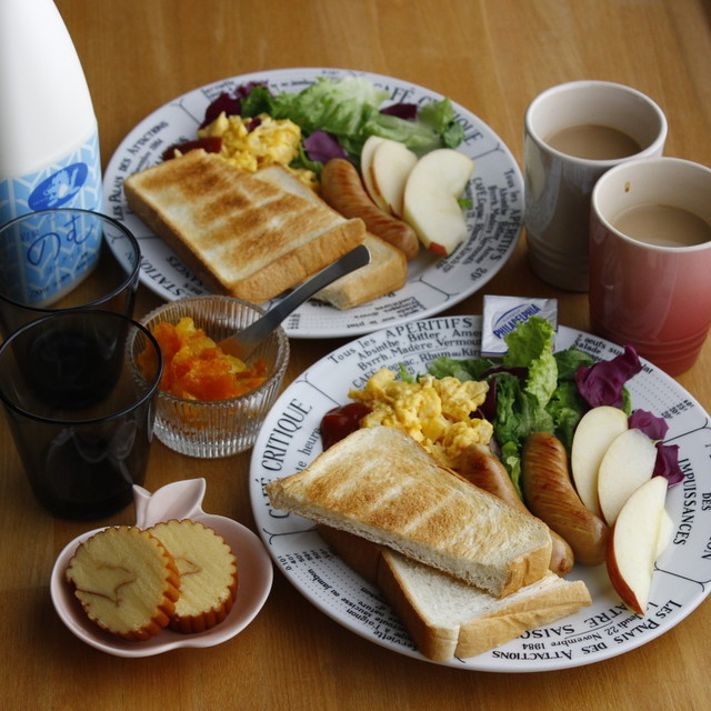 休日パン朝食 By ガメコ クックパッド みんながのせた献立