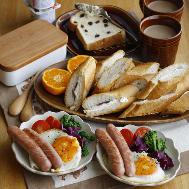 休日パン朝食 By ガメコ クックパッド みんながのせた献立