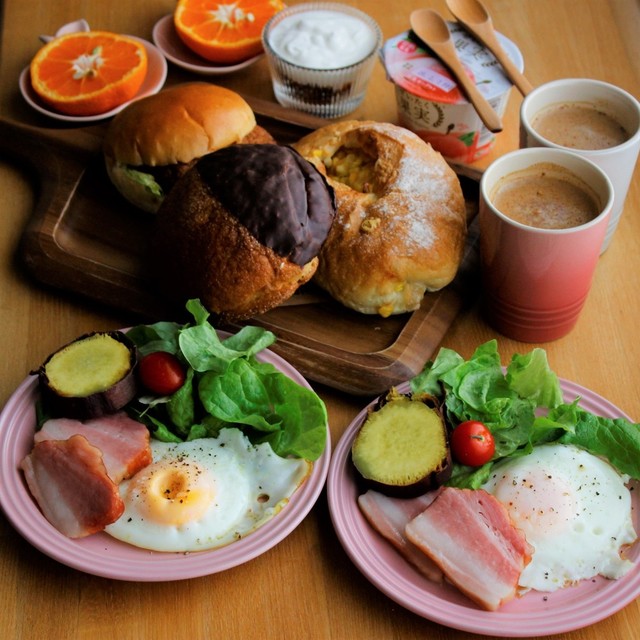 休日パン朝食 By ガメコ クックパッド みんながのせた献立