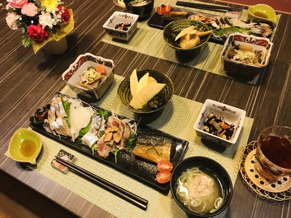 2020.2.12 さかな三昧な夕食