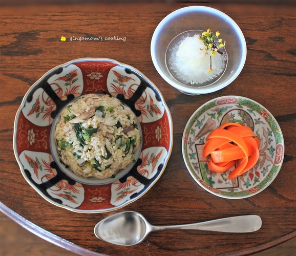 ぱぱっとブランチ☆鯖炒飯☆