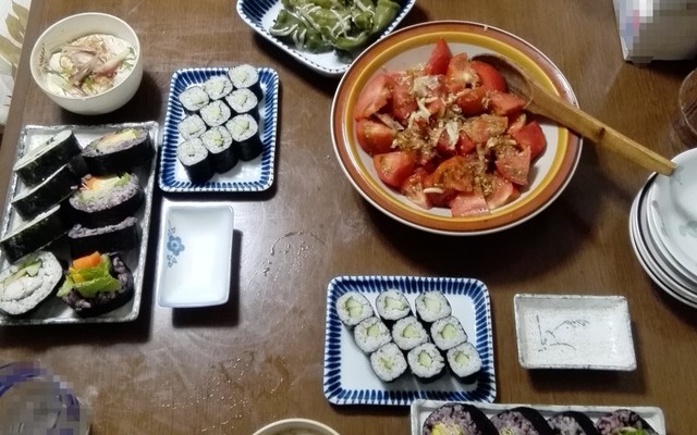 と 恵方 おかず 巻き