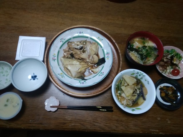 主人の釣果 ハギの煮付け春の和定食 By フラダンス17 クックパッド みんながのせた献立