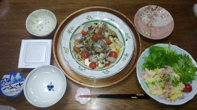 チヌ 黒鯛 のアクアパッツァ洋風定食 By フラダンス17 クックパッド みんながのせた献立