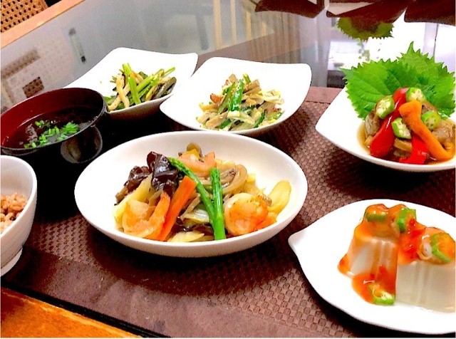 ２０２０年６月１６日 野菜たっぷりの夕食 By 南風 クックパッド みんながのせた献立