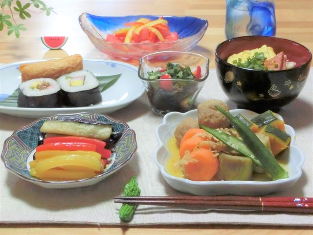 夏野菜の冷んやり煮物で夕ご飯 By ももいろさくら クックパッド みんながのせた献立