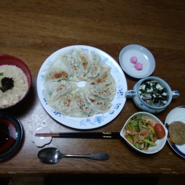 餃子の中華dinner(^q^)✨☺⛄☕
