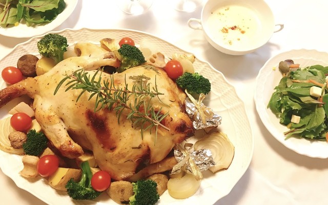ローストチキン 丸鶏の献立 クックパッド 簡単おいしいみんなのレシピが359万品