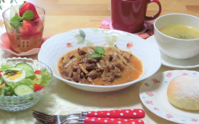 ビーフストロガノフの献立 クックパッド 簡単おいしいみんなのレシピが360万品