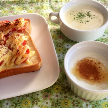 ❃寒い朝はほっこりスープ付朝ご飯①❃
