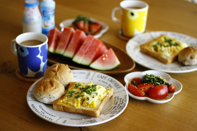 休日パン朝食 By ガメコ クックパッド みんながのせた献立