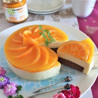 オレンジムースケーキ