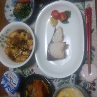 戸島一番ぶりの塩焼きの夕食