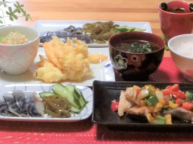 お魚２種で夕ご飯 By ももいろさくら クックパッド みんながのせた献立