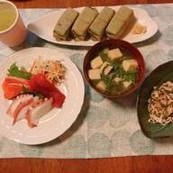 柿の葉寿司とお刺身✨