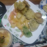 海鮮と筍と野菜の天ぷら