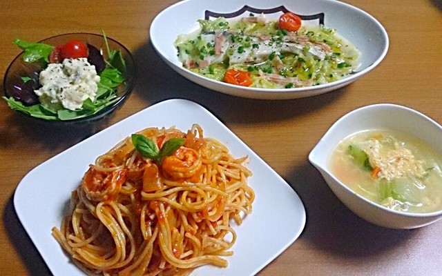 エビ トマト クリーム パスタの献立 クックパッド 簡単おいしいみんなのレシピが359万品