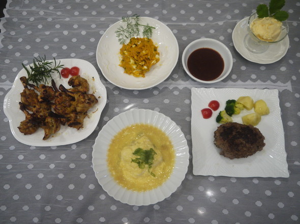 豆腐好き夫婦と 骨付き肉好き息子の夕食♪