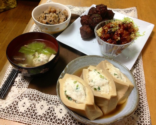 お父さんに 健康ヘルシー晩御飯 By まゆこ ｍ クックパッド みんながのせた献立