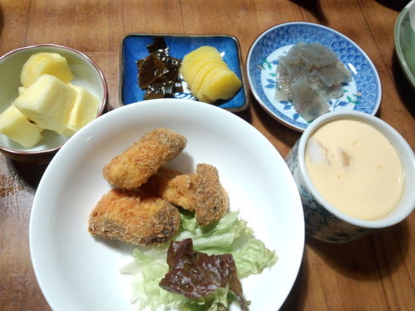 大好き茶わん蒸しと旬のぶり
