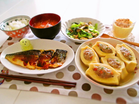 肉も魚もお豆腐も♡満腹和食