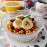 朝食☆グラノーラバナナ