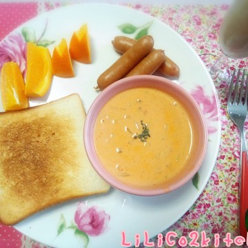 「美しすぎる朝食」見習いLiLiCO2