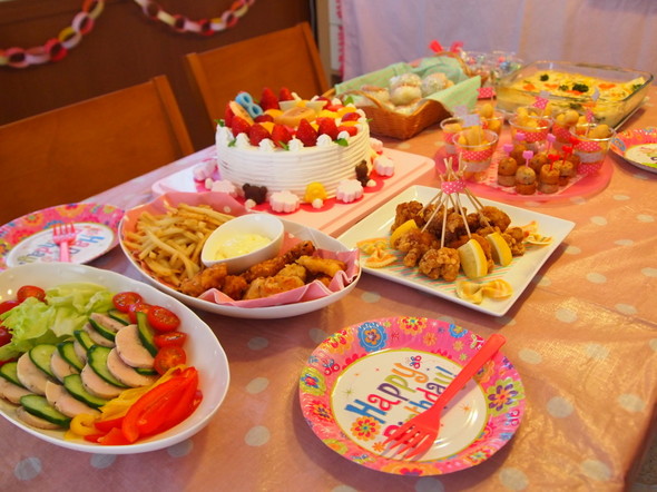 8歳 お友達とお誕生日会